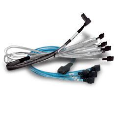 Broadcom BCM CABLE 1M SFF8654 X8 TO 1x SFF8654 X8