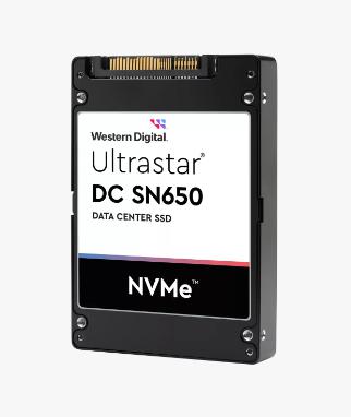 Western Digital Ultrastar DC SN650, 15.36TB, ISE, PCIe Gen 4.0, U.3 15mm, U.2 backplane compatible