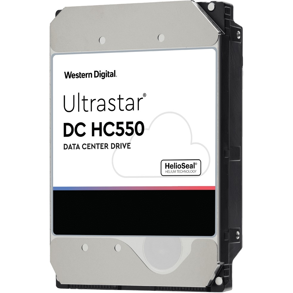 Western Digital ULTRASTAR DC HC550 3.5in 26.1MM 16000GB 512MB 7200RPM SAS ULTRA 512E SE P3 DC HC550