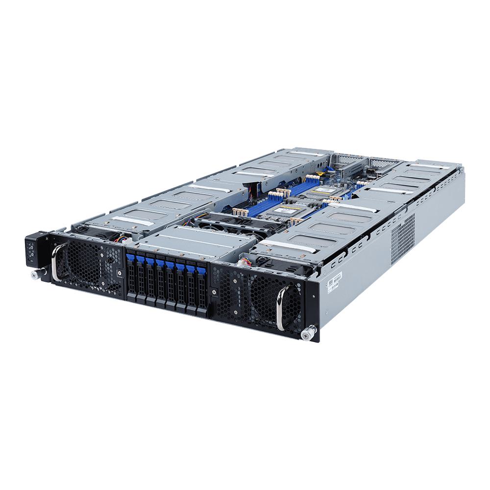 GIGABYTE G292-Z45 - HPC/AI Server - EPYC 7003 - 2U DP 8 x PCIe Gen4 GPUs Immersion