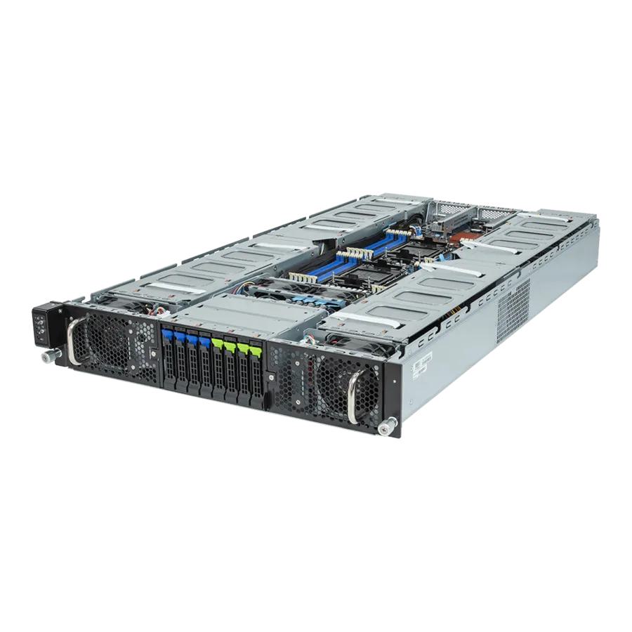 GIGABYTE G293-Z22-AAP1 - HPC/AI Server - EPYC 9004 - 2U UP 8 x PCIe Gen5 GPUs (with PCIe switches)