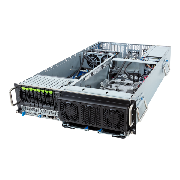 GIGABYTE G363-SR0-LAX1 - HPC/AI Server - 5th/4th Gen Intel Xeon Scalable - 3U DP HGX H100 4-GPU DLC
