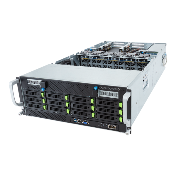 GIGABYTE G493-SB2-AAP1 - HPC/AI Server - 5th/4th Gen Intel Xeon Scalable - 4U DP 8 x PCIe Gen5 GPUs (with PCIe switches)
