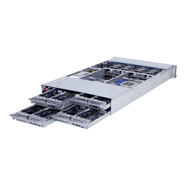 GIGABYTE H262-P61 - High Density Arm Server - Ampere Altra Max - 2U 4-Node 8-Bay SATA