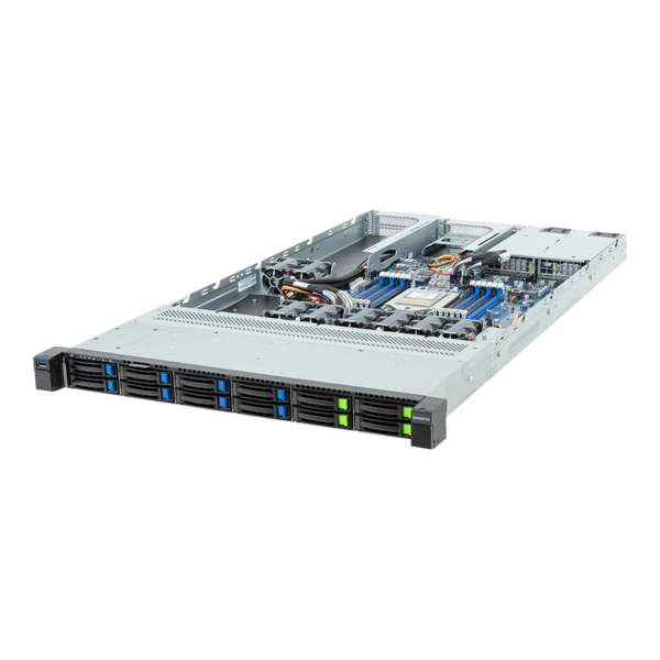 GIGABYTE R143-EG2-AAC2 - Rack Server - EPYC 8004 - 1U UP 1 x PCIe Gen5 GPU