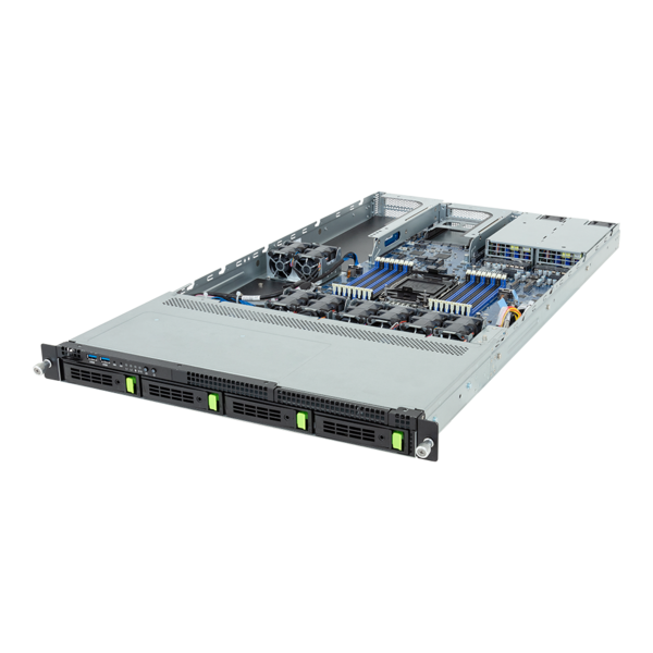 GIGABYTE R164-SG0-AAH1 - Rack Server - Intel Xeon 6 Processor - 1U UP 1 x PCIe Gen5 GPU