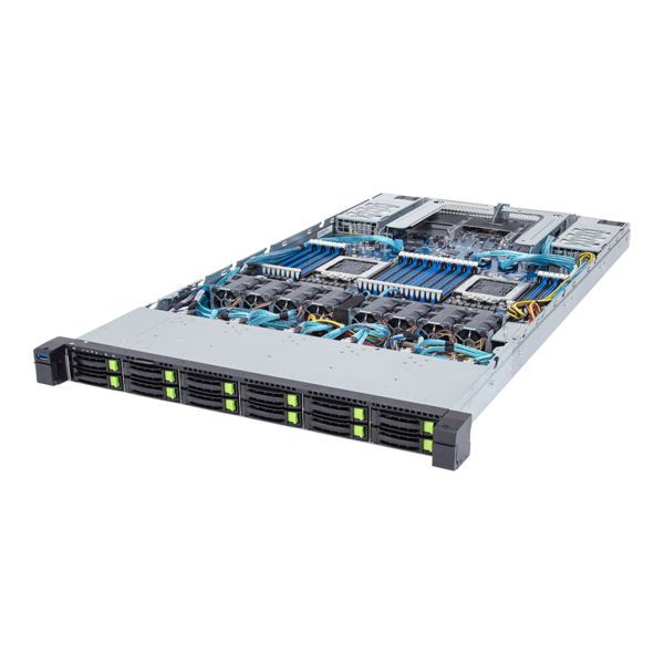 GIGABYTE R182-P91 - Rack Arm Server - Ampere Altra Max - 1U 12-Bay Gen4 NVMe/SATA