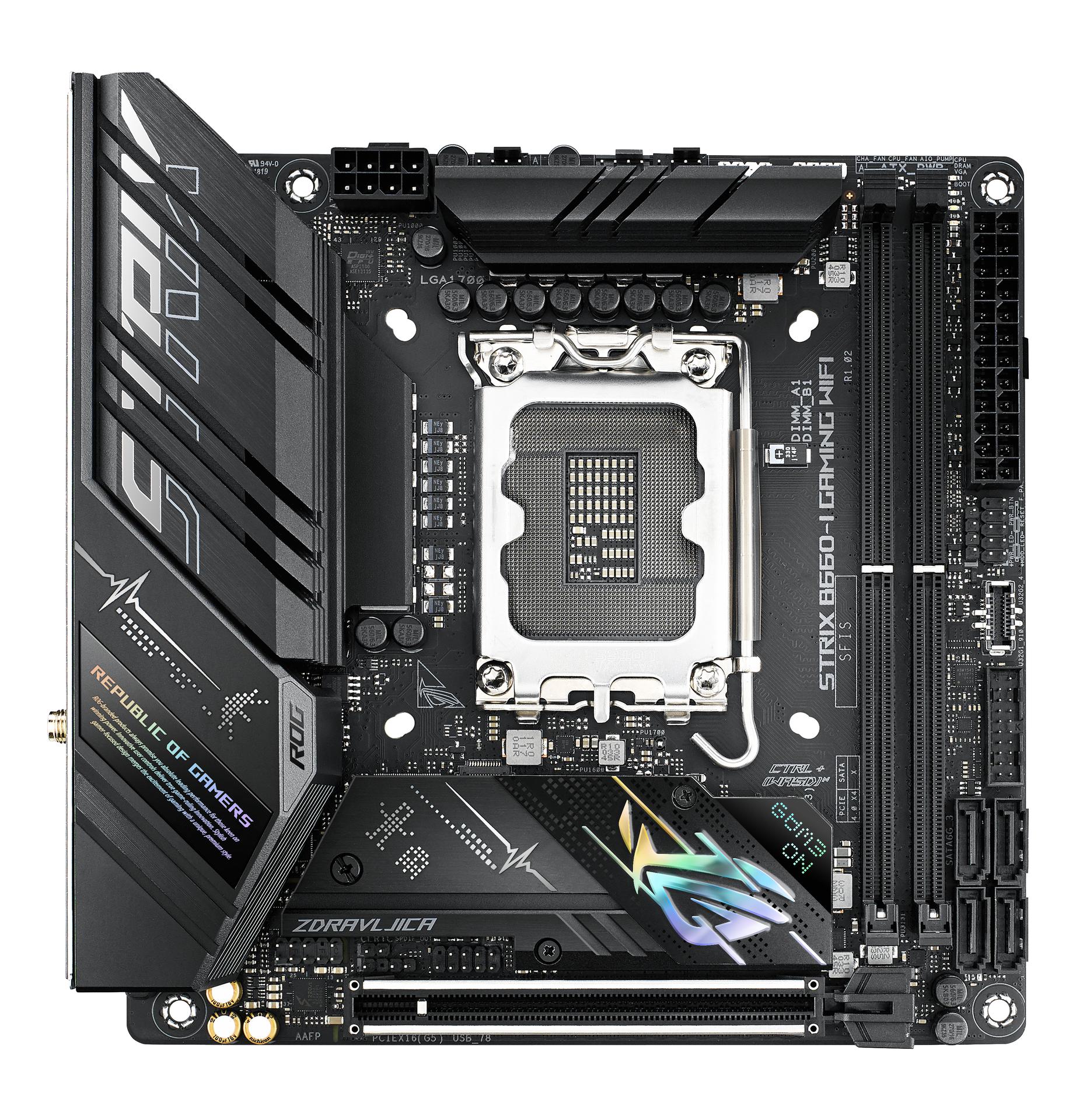 ASUS MB ASUS ROG STRIX B660-I GAMING WIFI (DDR5) LGA1700 mini-I retail