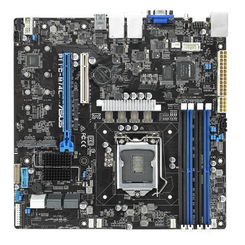 ASUS Intel® Xeon® E-21XXX (95W), C242, 4DIMM, 4 Intel i210AT+1Mgt LAN, 6 SATA, 2 M.2, 1 PCIe x16+ 1 PCIe x8, 2 U3.1, micro-ATX