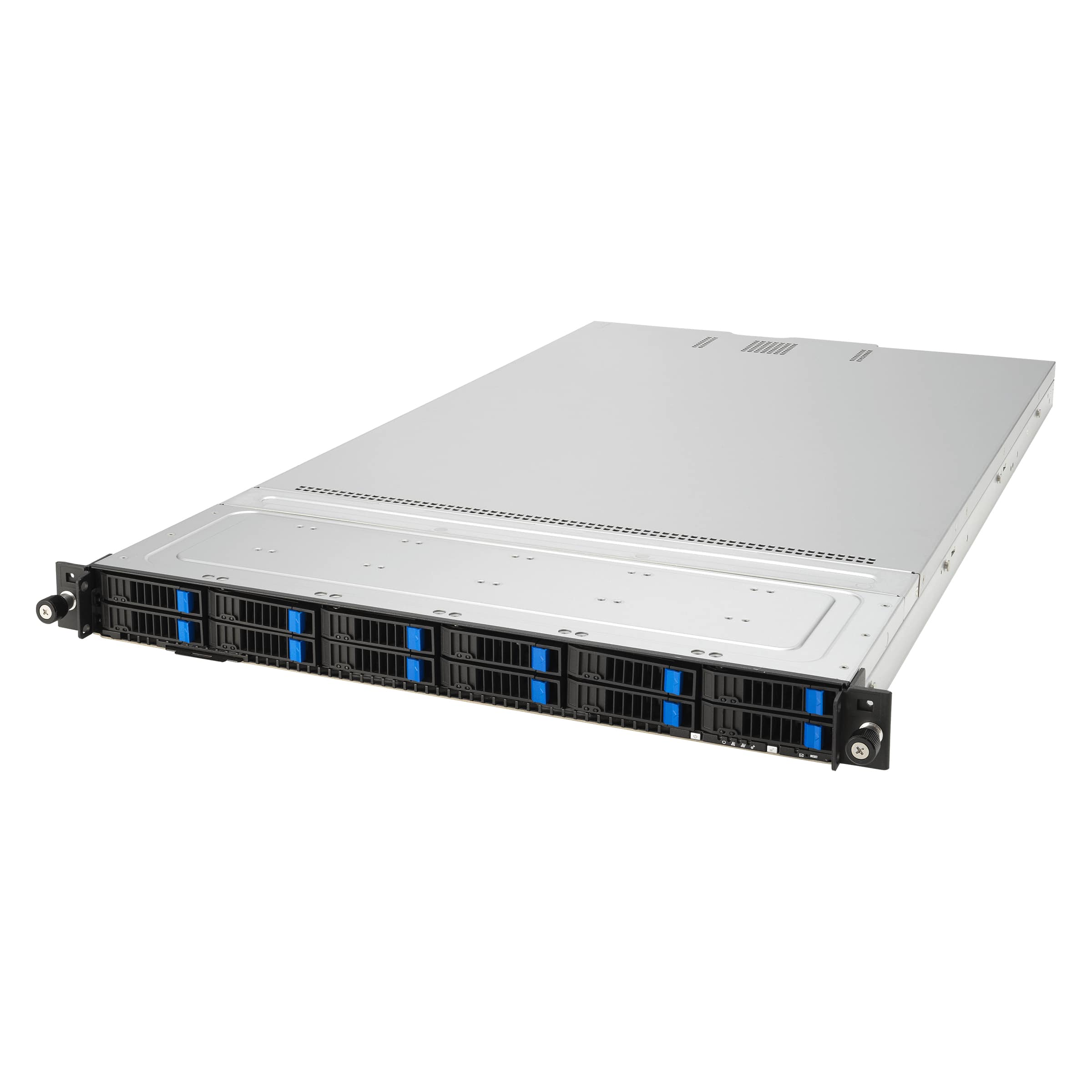 ASUS RS700A-E12-RS12U Socket SP5 Rack (1U) Zwart, Staal