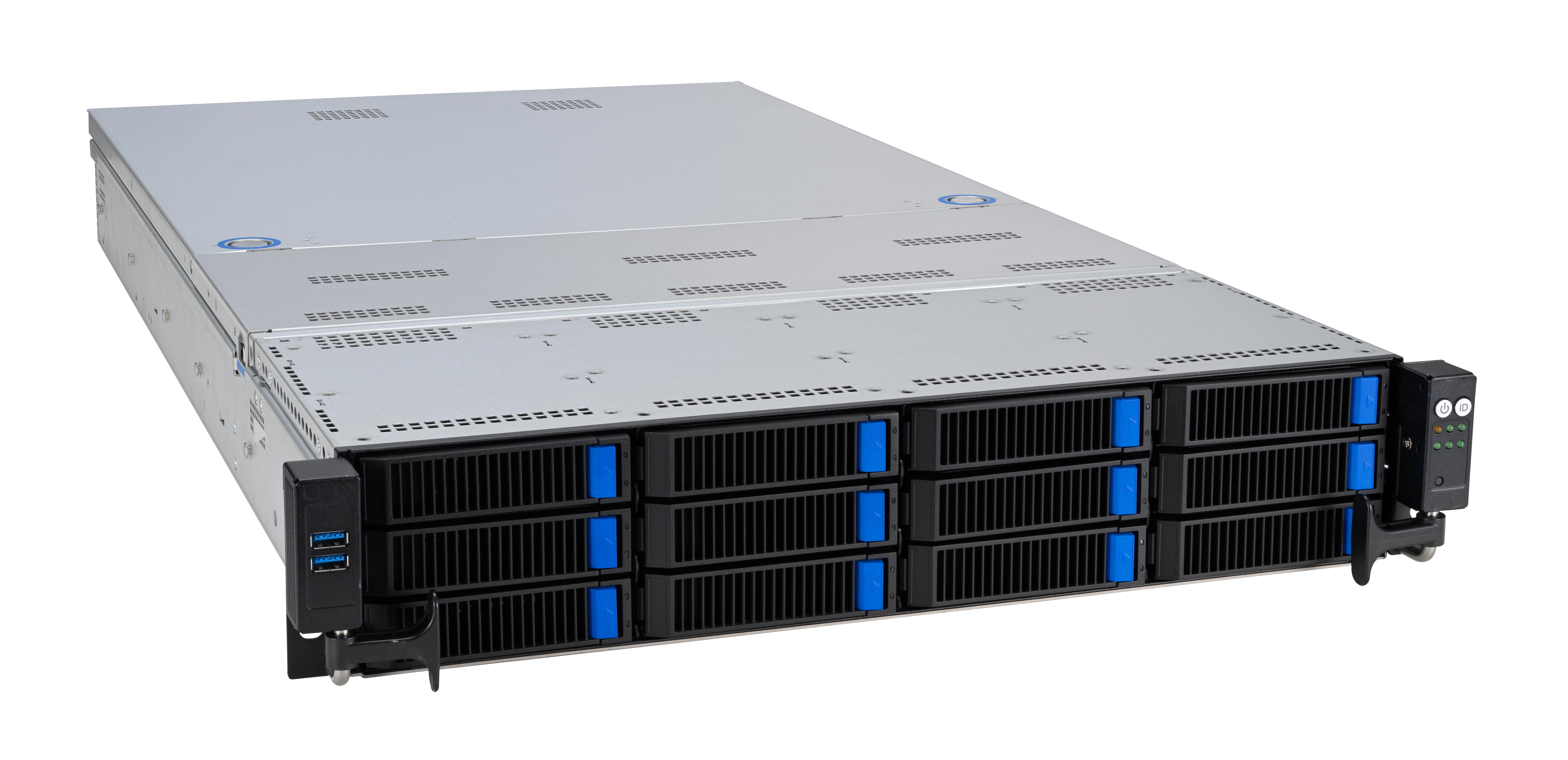ASUS RS720A-E12-RS12 Socket SP5 Rack (2U) Grijs
