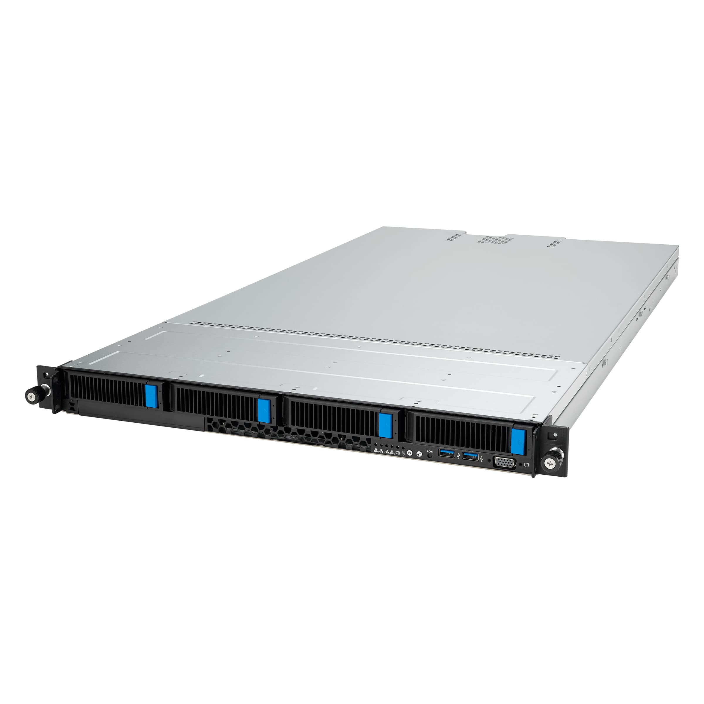 ASUS RS500A-E12-RS4U Socket SP5 Rack (1U) Zwart, Zilver