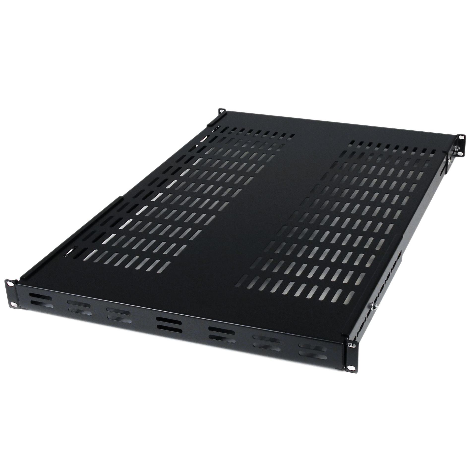 StarTech Adjustable Mount Depth Rack Mount Shelf