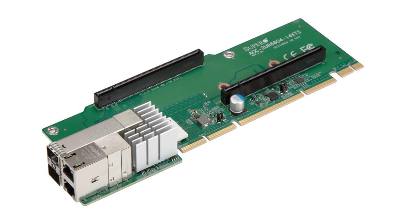 Supermicro Peripheral AOC-2UR68G4-I4XTS-O