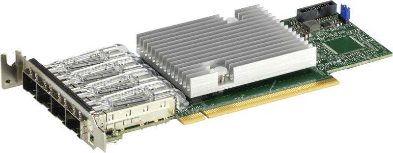 Supermicro Supermicro AOC-S25GC-i4S Quad-port SFP28 25GbE adapter