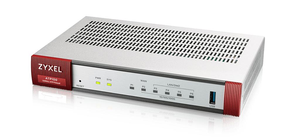 Zyxel ATP Firewall 100. Porte: 1xWAN 3xLAN/DM