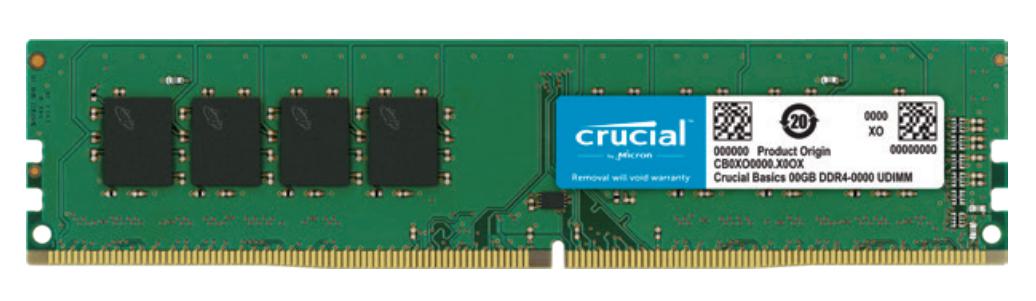 Crucial 8 GB DDR4-RAM PC2666 Crucial BASIC CL19 (CB8GU2666)