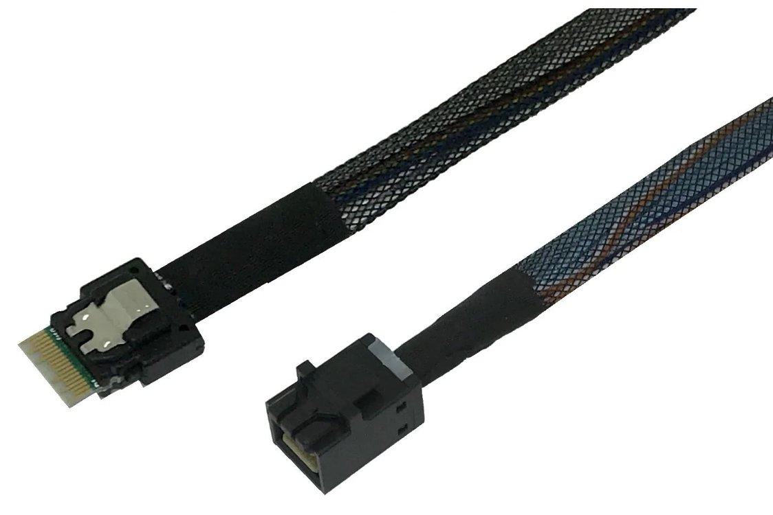 Supermicro CBL-SAST-0835 SlimLine SAS to MiniSAS HD, INT, 100CM, 32AWG