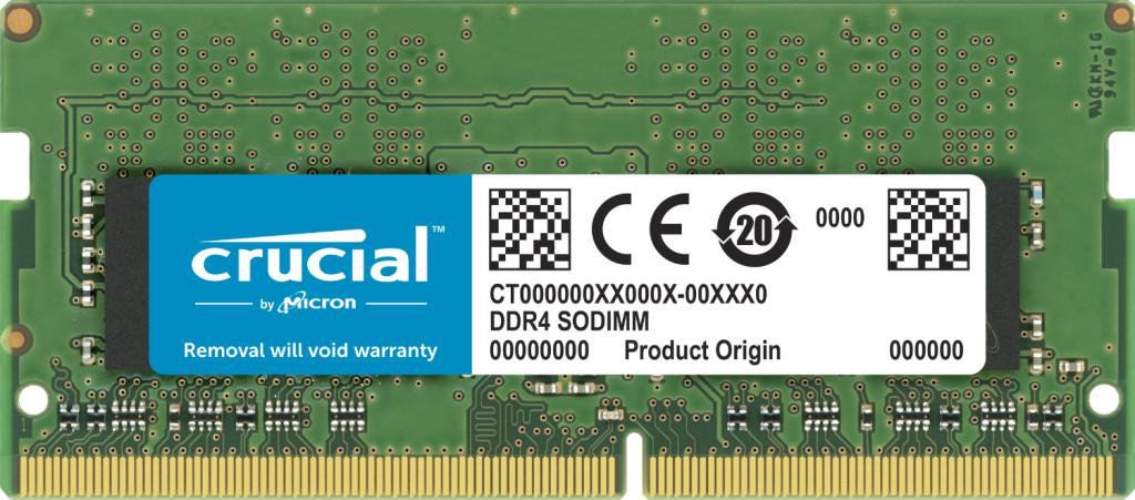 Crucial 32 GB DDR4-RAM SO-DIMM PC3200 Crucial CL19 1x32GB