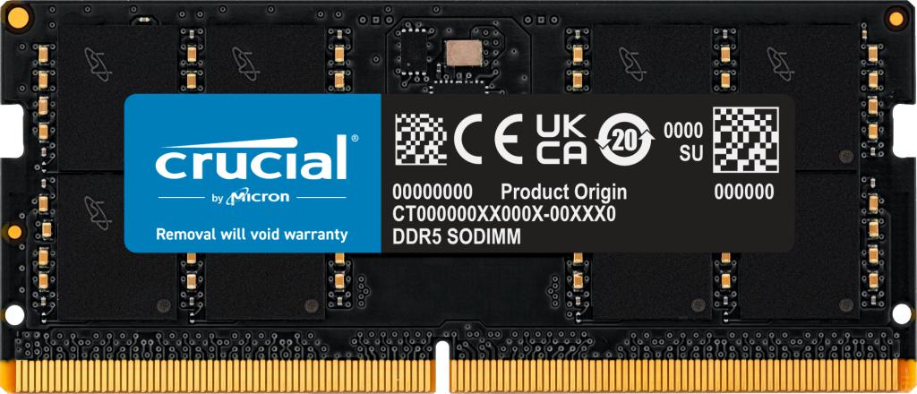 Crucial 32 GB DDR5-RAM SO DIMM PC5600 Crucial CL46 1x32GB