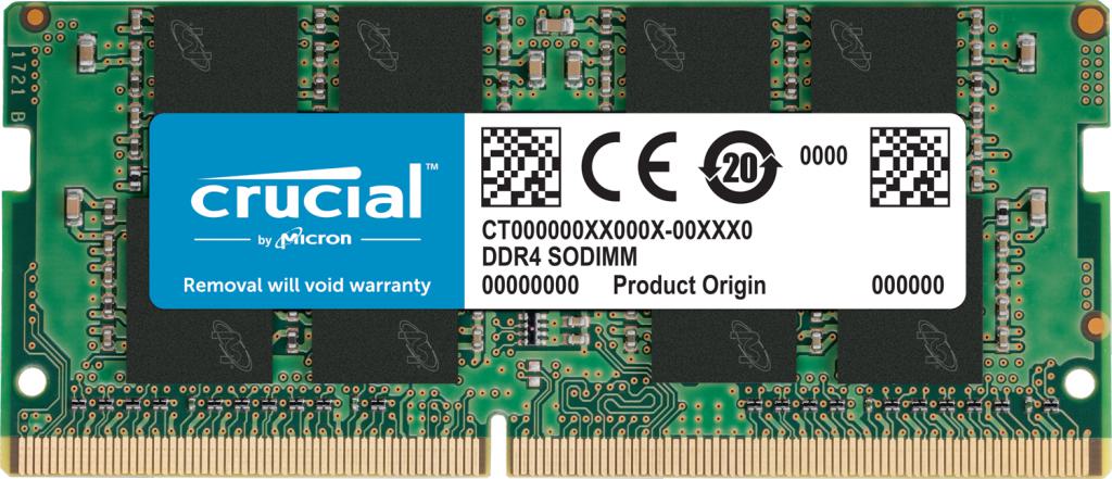 Crucial 8 GB DDR4-RAM SO-DIMM PC3200 Crucial CL22 1x8GB Single Rank