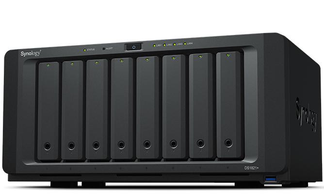 Synology 8 Bay Desktop NAS Quad Core 4GB Ram 1Gbe