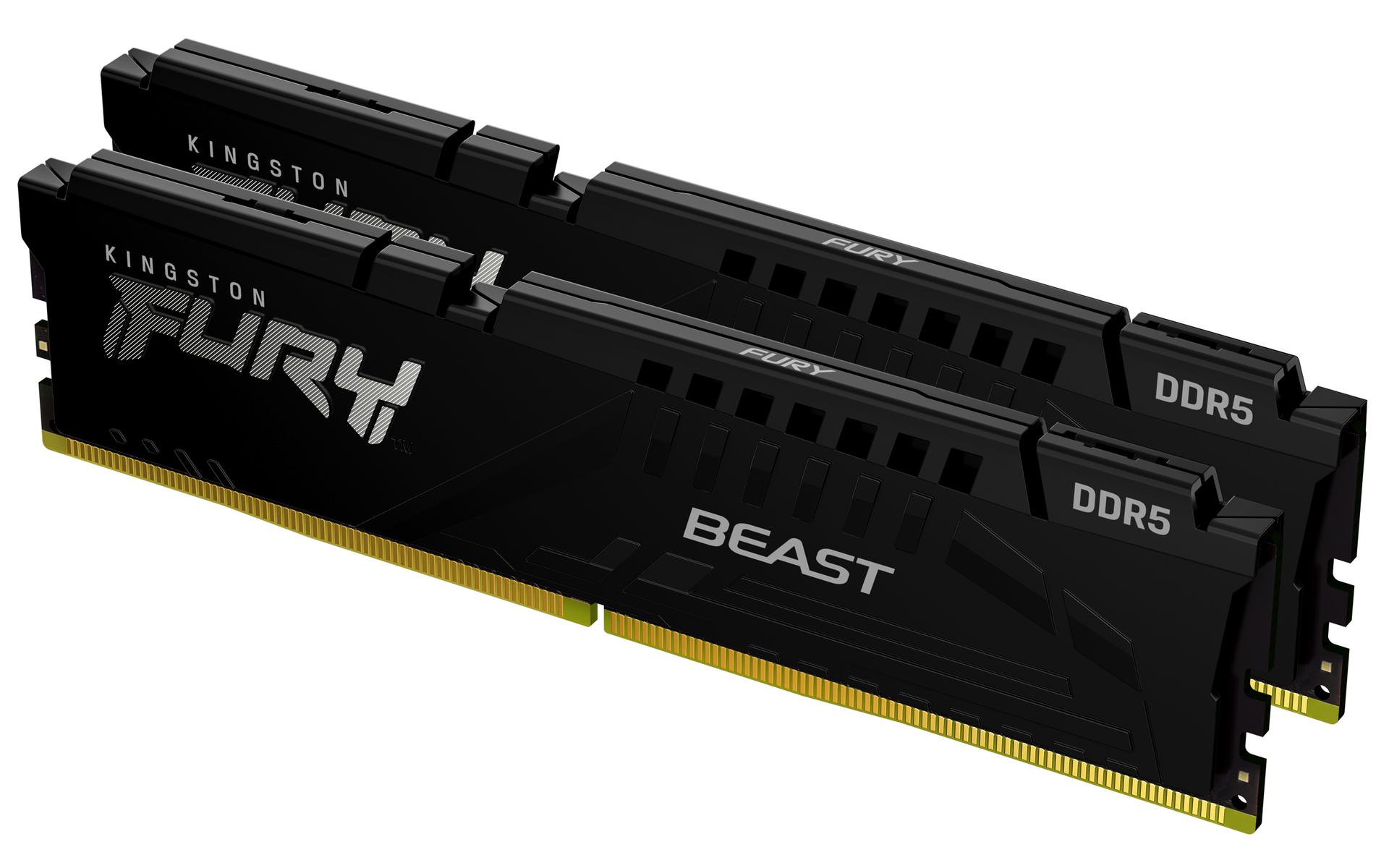 Kingston 64 GB DDR5-RAM PC4800 Kingston FURY Beast Kit 2x32GB