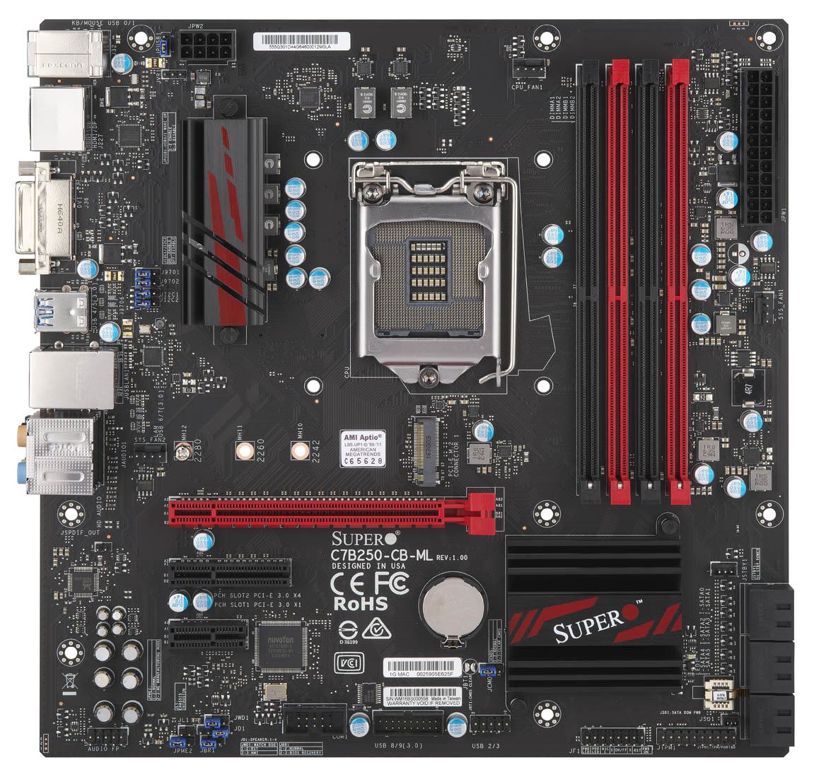 Supermicro Motherboard Intel MBD-C7B250-CB-ML-O