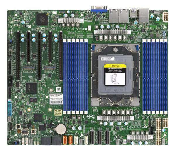 Supermicro H13 AMD EPYC UP platform with socket SP5 CPU, SoC, 12x