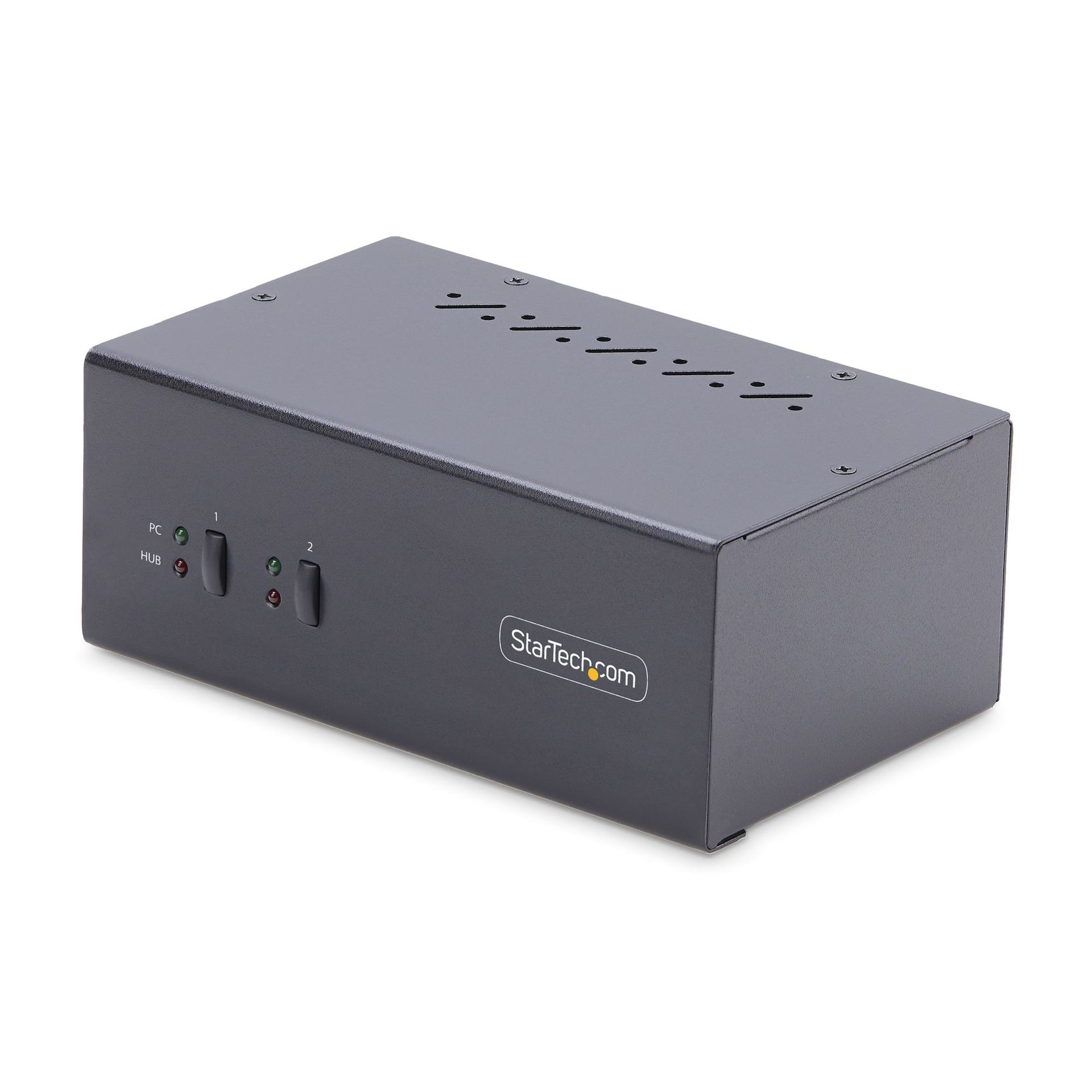 StarTech 2-Port Dual-DisplayPort KVM Switch 4K