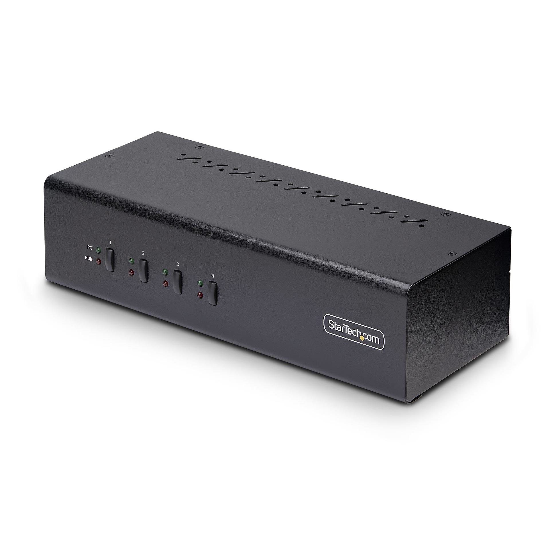 StarTech 4-Port Dual-DisplayPort KVM Switch 4K