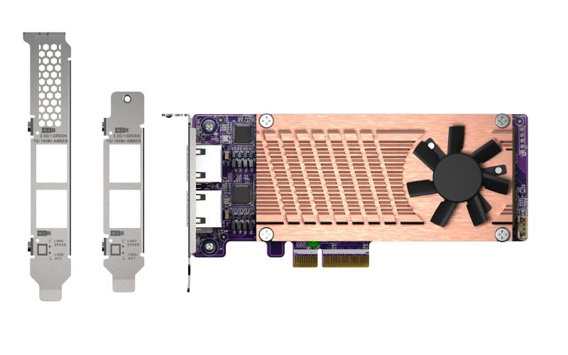 Qnap QM2 series 2 x PCIe 2280 M.2 SSD slots