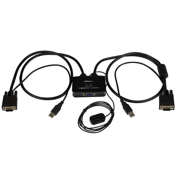 StarTech 2 Port USB VGA Cable KVM Switch