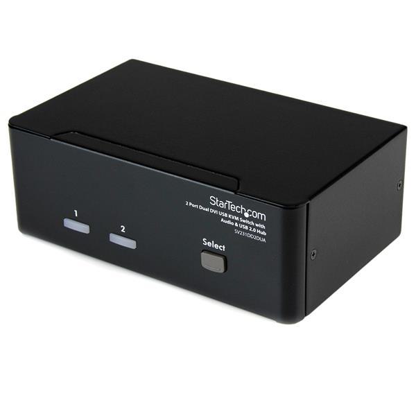 StarTech 2 Port Dual DVI USB KVM Switch