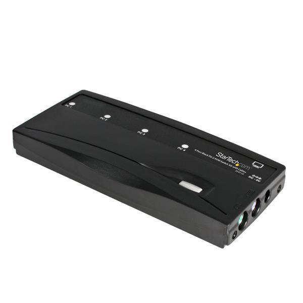 StarTech 4 Port PS/2 KVM Switch Kit with Cables
