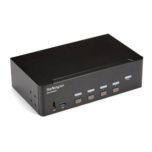 StarTech KVM Switch/USB Hub4 Dual Monitor Display