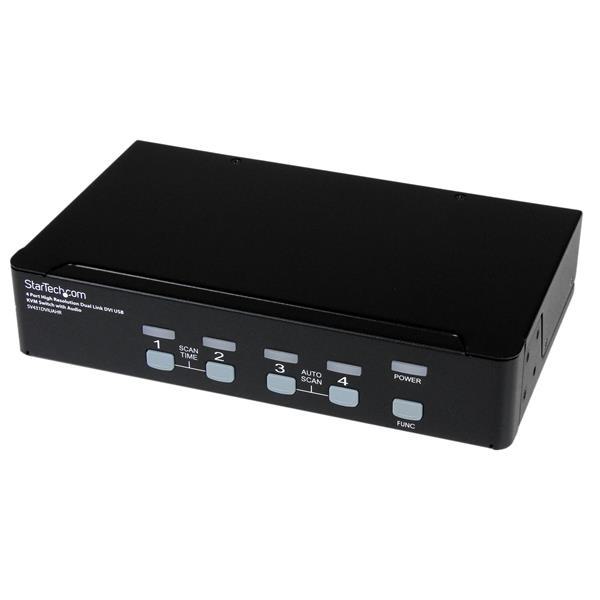 StarTech 4 Port High Res USB DVI Audio KVM Switch