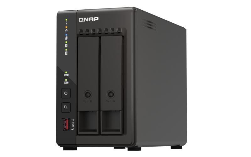 Qnap 2-Bay NAS Intel J6412 8GB RAM 2.5GbE M.2