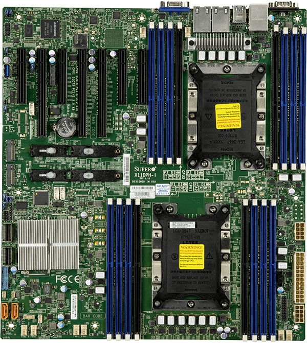 Supermicro Motherboard X11DPH-i Dual 2nd Gen Intel® Xeon® Scalable Processor