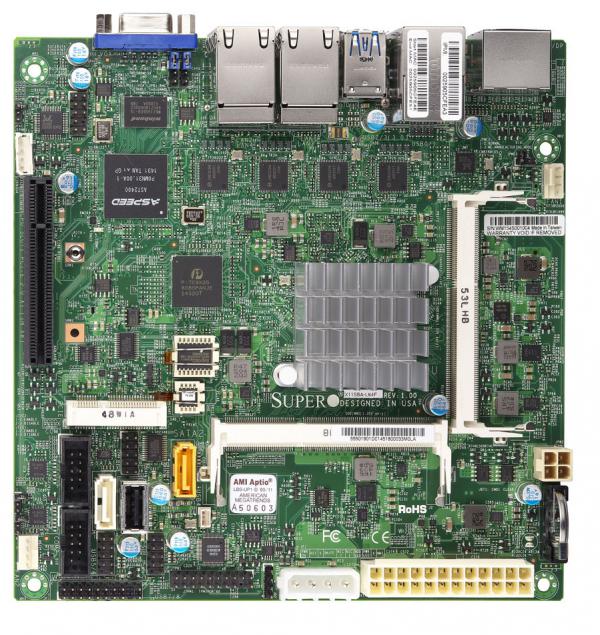 Supermicro Motherboard X11SBA-F Single Intel® Pentium Processor N3710
