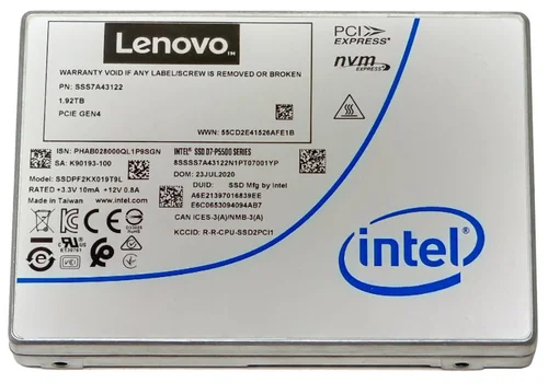 Lenovo U.2 Intel P5500 1.92TB ENNVMeSSD