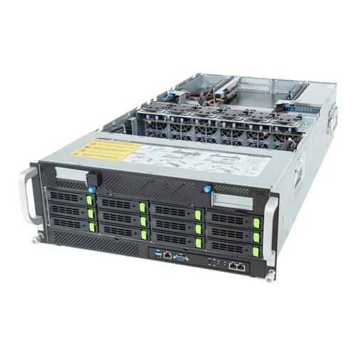 GIGABYTE G493-SB4-AAP1 - HPC/AI Server - 5th/4th Gen Intel Xeon Scalable - 4U DP NVIDIA OVX 8 x PCIe Gen5 GPUs