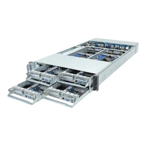 GIGABYTE H263-S64-IAW1 - High Density Server - 5th/4th Gen Intel Xeon Scalable - 2U 4-Node 8-Bay Gen4 NVMe/SATA/SAS Immersion
