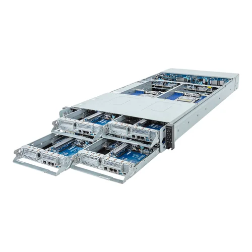 GIGABYTE H273-Z82-IAW1 - High Density Server - EPYC 9004 - 2U 4-Node DP 8-Bay Gen4 NVMe/SATA/SAS Immersion