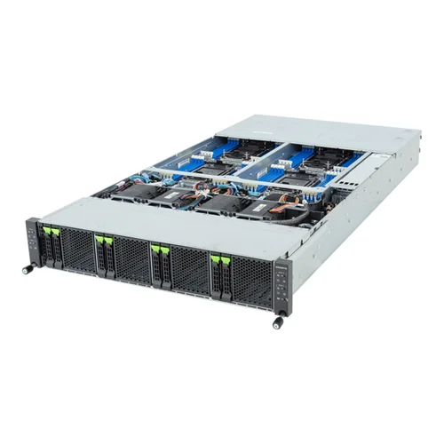 GIGABYTE H274-S61-LAW1 - High Density Server - Intel Xeon 6 Processor - 2U 4-Node DP 8-Bay Gen5 NVMe/SATA/SAS-4 DLC
