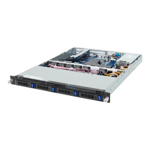 GIGABYTE R123-X00-AA01 - Rack Server - Intel Xeon E-2400 - 1U UP 4-Bay SATA