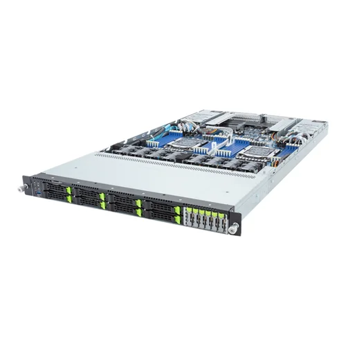 GIGABYTE R183-Z95-AAV1 - Rack Server - EPYC 9004 - 1U DP 6-Bay E1.S NVMe + 8-Bay Gen5 NVMe/SATA/SAS-4 Titanium
