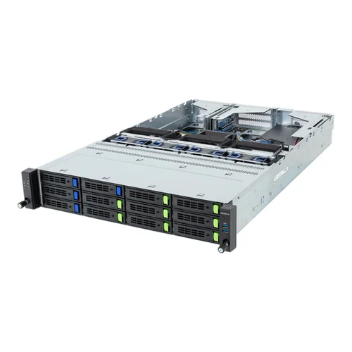 GIGABYTE R263-Z35-AAL1 - Rack Server - EPYC 9004 - 2U UP 3 x PCIe Gen5 GPUs Titanium