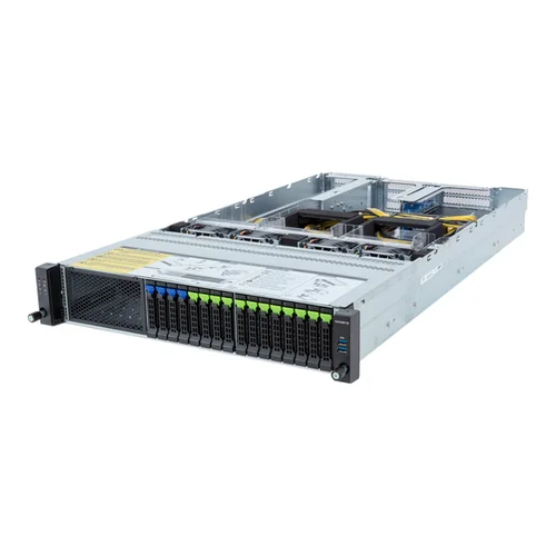 GIGABYTE R283-SF1-AAL1 - Rack Server - 5th/4th Gen Intel Xeon Scalable - 2U DP 4 x PCIe Gen5 GPUs (16 x drives)
