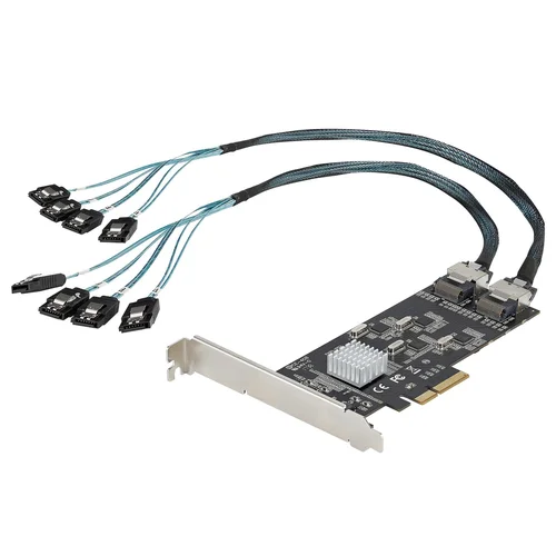 StarTech 8 Port SATA 6Gbps PCIe Controller Card